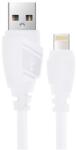 DEVIA Кабел Devia Aex, USB A(м) към Lighting(м), 1.2m, бял