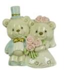  Hűtőmágnes esküvői macipár 5cm