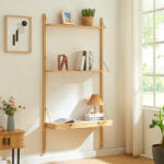 PremiumXL Fali Polc Tingvoll 176x85x32 cm Bambusz