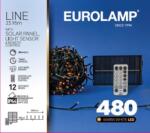EUROLAMP Fényfüzér Solar 480LED melegfehér IP44 távirányítóval