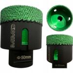 MMD Gyémánt lyukfúró, keményforrasztott MMD Ø50 mm M14, greslapokhoz, kerámiához, csempékhez (MMD Otwornica diamentowa MMD Ø50 mm x M14)