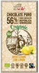 Chocolates Solé Ciocolata BIO cu Lamaie 56% Cacao, 100 g, Chocolates Sole