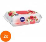 Sleepy Set 2 x 120 Servetele Umede pentru Bebelusi, Sleepy, Trandafir (AMS-2xSMT-0702)