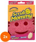 Scrub Daddy Set 2 x Burete de Vase Scrub Daddy, Mommy Pink (AMS-2xSMT-1615)