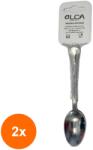 Elcadis Set 2 x 3 Lingurite pentru Ceai Corona, Inox, Italia, Elcadis (CLE-2xELC-TK-S3-COR-TEA) Tacam