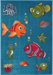 Delta Carpet Covor pentru Copii Albastru, Model Pestisor, 160 cm x 230 cm, 11381 (KOLIBRI-11381-140-1623) Covor