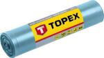 TOPEX 23B257 Szemeteszsák 80L, Nagy Teherbírású, Kék, Méretek: 60X90Cm, Vastagság: 100 Mic, Ldpe Fólia, 5db (23B257) (23B257)