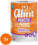 Alint Set 3 x Monorola Alint, Practic, 2 Straturi, 1 Rola, 220 Foi (CLE-3xELC-ALI-PM2-1-220F)