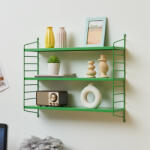 PremiumXL Fali Polc Strängnäs Állítható Polcokkal Almazöld