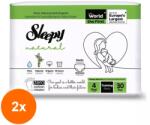 Sleepy Set 2 x 30 Scutece Chilotel Bebelusi Sleepy Natural, Marimea 4 Maxi, 7-14 kg (AMS-2xSMT-0272)