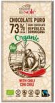 Chocolates Solé Ciocolata Neagra BIO cu Chili, 73% Cacao, 100 g, Chocolates Sole