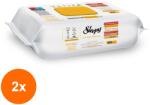 Sleepy Set 2 x 100 Servetele Umede Sleepy Easy Clean Herbal Soap Additive (AMS-2xSMT-1029)