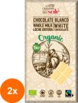 Chocolates Solé Set 2 x Ciocolata Alba BIO, 100 g Chocolates Sole