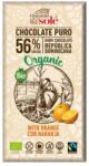 Chocolates Solé Ciocolata Neagra BIO cu Portocale, 56% Cacao, 100 g, Chocolates Sole