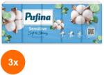 Pufina Set 3 x Servetele Nazale Batiste Lux Delicate, Pufina