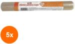 Elcadis Set 5 x Hartie pentru Copt Iana, Maro, 6 m x29 cm, Elcadis (CLE-5xELC-IANA-HAR-COP-6M)