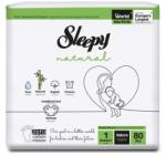Sleepy Scutece Bebelusi Sleepy Natural Double, Marimea 1 Newborn, 2-5 kg, 80 Bucati (SMT-0299)