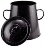 Perfect Home Garnita Emailata pentru Untura, 5 l, Negru, Perfect Home (MRK-10452)