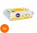 Sleepy Set 2 x 120 Servetele Umede pentru Bebelusi, Sleepy, Musetel (AMS-2xSMT-0700)
