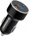 Wozinsky WozinskyWDCCAC Szivargyújtós Autós Töltő 1xUSB-A és 1xUSB-C Csatlakozással PD 36W - Fekete (5907769308505) (5907769308505)