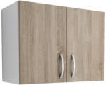  Benita 2 ajtós Felső konyhaszekrény Sonoma Tölgy-Fehér 60x30x45 cm
