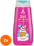 Astonish Set 2 x Sampon 2 in1 Hair & Body pentru Copii, 400 ml, Astonish (CLE-2xELC-AST-C5710-2IN1-KID)