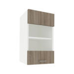  Benita 1 ajtós Felső konyhaszekrény Sonoma Tölgy-Fehér 40x30x60 cm N