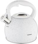 Klausberg KB-7319 Teáskanna, Sípszóval, Fehér Gránit Mintás, 2.0L (KB-7319) (KB-7319)