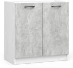 Akord Oliwia Mosogatószekrény Laminált Fehér-Beton Matt