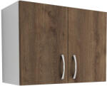 Benita 2 ajtós Felső konyhaszekrény Bronz Tölgy-Fehér 60x30x45 cm