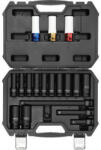 TOYA Gépi dugókulcs készlet 1/2" 18 részes 10-24 mm (YT-10566)