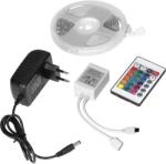 ORNO LED Szalag 12V 30L/m 100lm/m 7.2W/m IP20 RGB 5m + RGB Vezérlő + 12V-os Tápegység (LD-8/5M/RGB/SET) (LD-8/5M/RGB/SET)