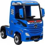 LEAN Toys Mercedes Actros Lakkozott Kék LCD 12V 4 Motoros 4x45W Elektromos Kisautó 2.4GHz Szülői Távirányítóval, Nyitható Ajtóval, EVA Kerekekkel 5239 (5239-uniw) (5239-uniw)