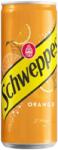 Schweppes narancsízű szénsavas üdítőital cukorral és édesítőszerekkel 0, 33L