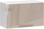 Akord Oliwia Fali Konyhaszekrény Magasfényű Fehér Cappuccino