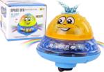 LEAN Toys Vízgolyó Ufo Diódák Happy Music Sárga (12722) (12722)