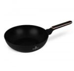 Berlinger Haus Wok serpenyő 28 cm alu 3 rétegű titánpro bevonattal Black Rose Collection BH/8353 (BH/8353)