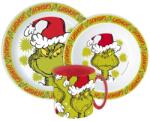  Grinch karácsonyi műanyag étkészlet szett 3 db - csemegeboltom - 2 588 Ft