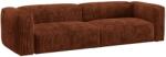 Micadoni Terrakotta vörös, kordbársony, négyszemélyes Martina kanapé, 320 cm (MIC_4S_212_F1_MARTINA5)