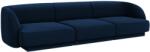 Micadoni Királykék bársony háromszemélyes kanapé MICADONI Miley 259 cm (MIC_3S_51_F1_MILEY2)