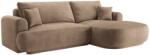 Micadoni Ella bársony kihúzható kanapé 271 cm, jobb oldali (MIC_RCF_120_F1_ELLA2)