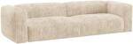 Micadoni Világos bézs színű, kordbársony, négyszemélyes Martina kanapé 320 cm (MIC_4S_212_F1_MARTINA1)