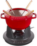 Staub Specialties | Fondü szett 16 cm | kerek | öntöttvas | cherry (40511-973-0)