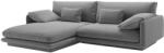 MICADONI Világosszürke bársony sarokgarnitúra Torino 250 cm, balos (MIC_LC_184_F1_TORINO4)