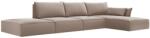 MICADONI Kaelle bársony sarokgarnitúra 364 cm, jobb oldali (MIC_RCO_51_F1_KAELLE8)