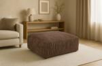 MICADONI Sötét bézs színű, kordbársony Martina lábtartó 106 x 106 cm (MIC_POUF_L_212_F1_MARTINA2)