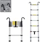 MXM Teleszkópos létra kampókkal - 2m, alumínium