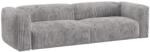 Micadoni Világosszürke, bársony, négyszemélyes Martina kanapé 320 cm (MIC_4S_212_F1_MARTINA4)