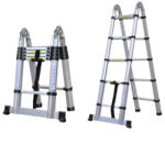 MXM Kettős teleszkópos létra csuklóval - 3, 2m, alumínium