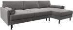 Micadoni Scott bársony kihúzható kanapé 212 cm, jobb oldali (MIC_RCF_51_F1_SCOTT5)